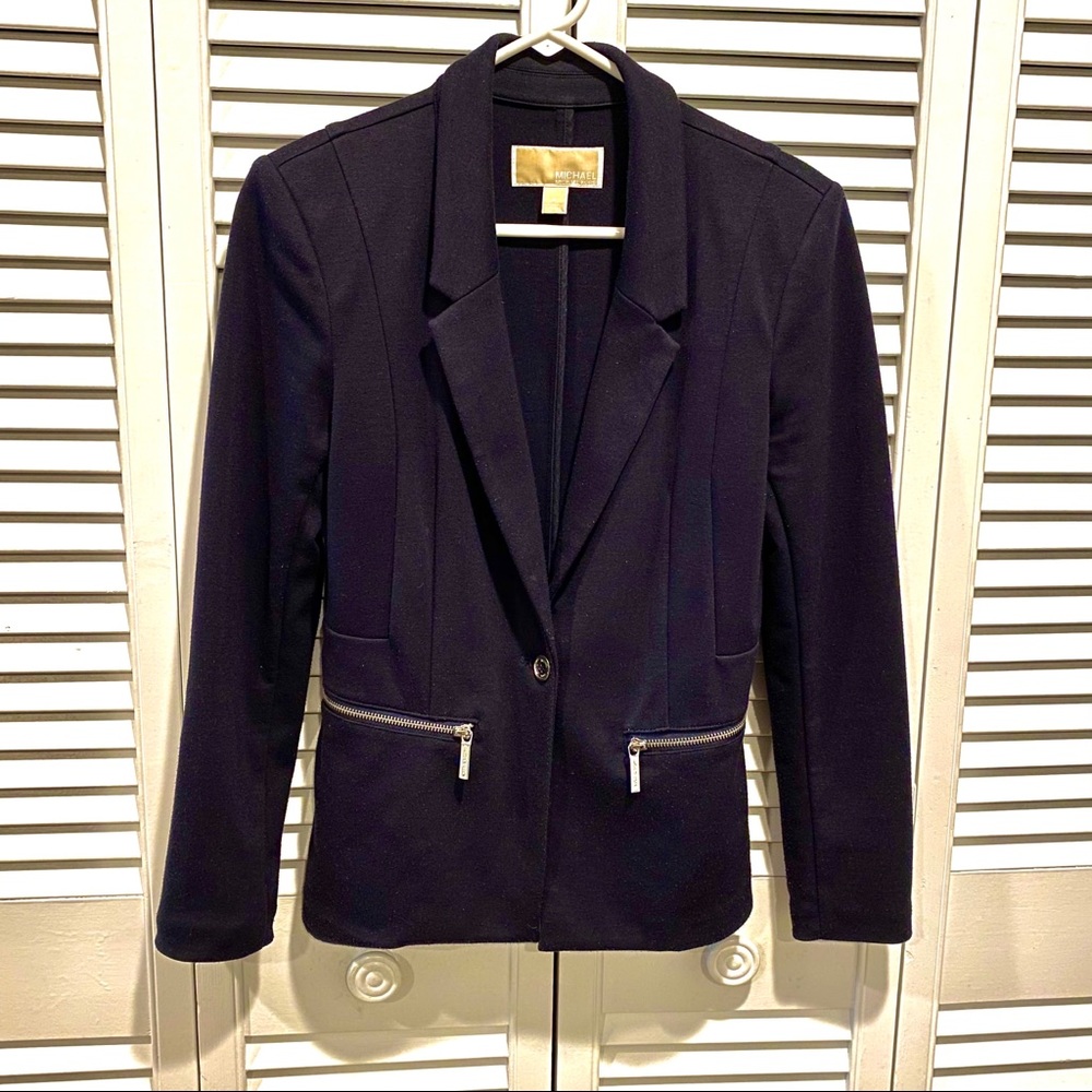 MICHAEL Michael Kors Navy Blazer | No Iron